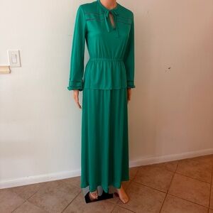 slim fit dress slacks Jackie Dress in Green Flowers is a classic fit and flare with pockets –  Classic Girl main image 1